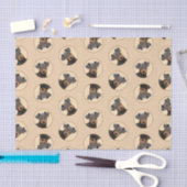 Manchester Terrier Painting Original Animal Art Seidenpapier (Handwerk)