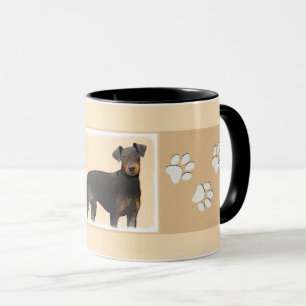 Manchester Terrier Painting Original Animal Art Tasse