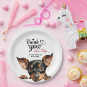 Manchester Terrier Pappteller (Party)