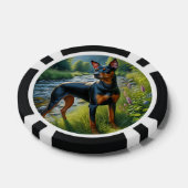 Manchester Terrier Pokerchips (Einzeln)