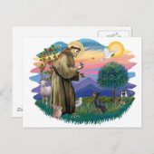 Manchester Terrier Postkarte (Vorne/Hinten)