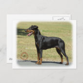Manchester Terrier Postkarte (Vorne/Hinten)
