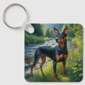 Manchester Terrier Schlüsselanhänger (Vorderseite)