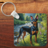 Manchester Terrier Schlüsselanhänger (Vorderseite)