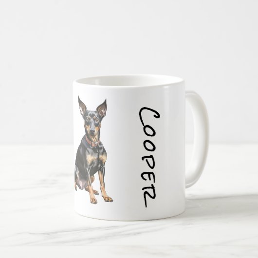 Manchester Terrier Tasse (VorderseiteRechts)