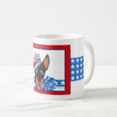 Manchester-Terrier-Tasse Kaffeetasse (VorderseiteRechts)