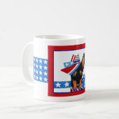 Manchester-Terrier-Tasse Kaffeetasse (Vorderseite Links)