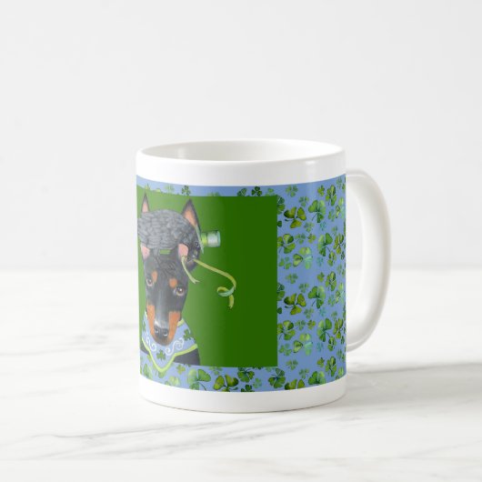 Manchester-Terrier-Tasse Kaffeetasse (VorderseiteRechts)