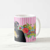 Manchester-Terrier-Tasse Kaffeetasse (VorderseiteRechts)
