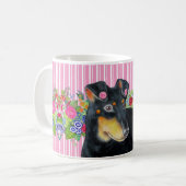 Manchester-Terrier-Tasse Kaffeetasse (Vorderseite Links)
