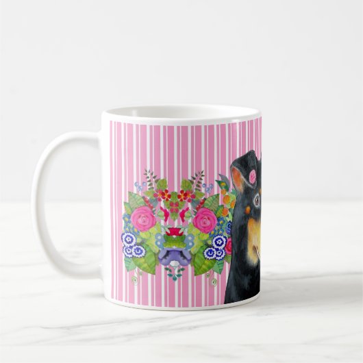 Manchester-Terrier-Tasse Kaffeetasse (Links)