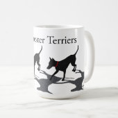 Manchester-Terrier-Tasse Kaffeetasse (VorderseiteRechts)