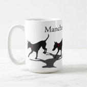 Manchester-Terrier-Tasse Kaffeetasse (Links)