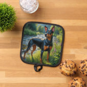 Manchester Terrier Topflappen (Oben Unten)