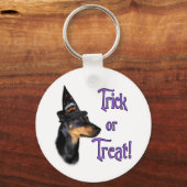 Manchester Terrier Trick Schlüsselanhänger (Vorderseite)