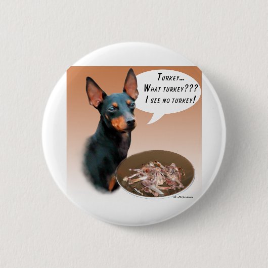 Manchester Terrier Türkei Button (Vorderseite)