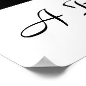 Manchester Terrier Unique Poster (Ecke)