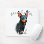 Manchester Terrier Vater 2 Mousepad (Mit Mouse)