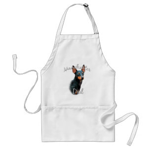 Manchester Terrier Vater 2 Schürze
