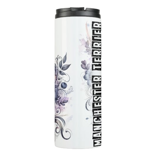 Manchester Terriers Dusky Bloom Thermosbecher (Rückseite)