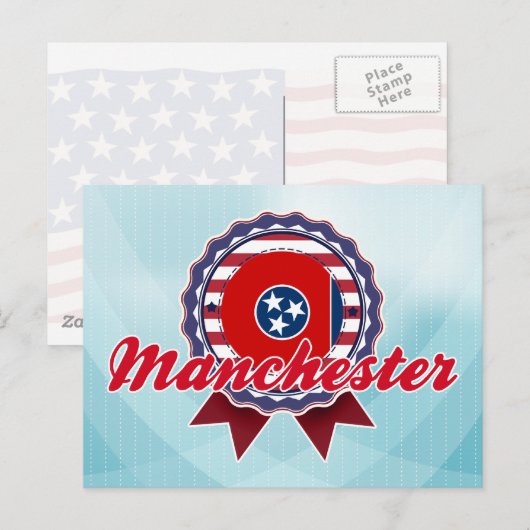 Manchester, TN Postkarte (Vorne/Hinten)