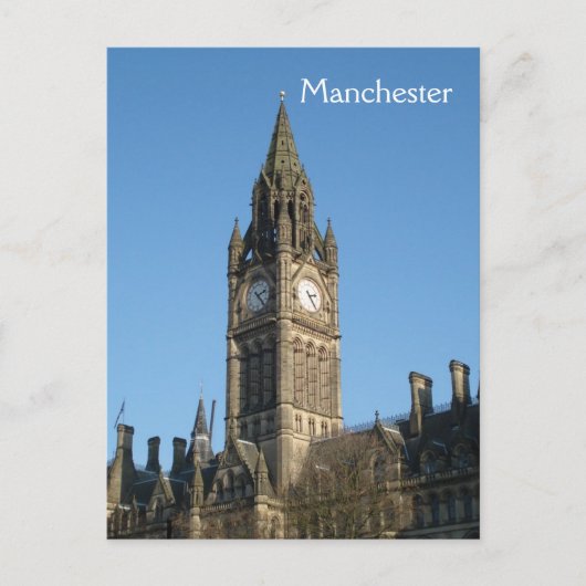 Manchester Town Hall Postcard Postkarte (Vorderseite)