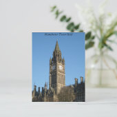 Manchester Town Hall Postkarte (Stehend Vorderseite)