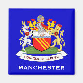 Manchester*, UK Coat of Arms Magnet (Vorne)