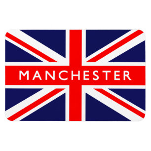 Manchester UK Flag Magnet