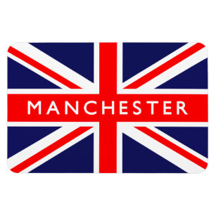 Manchester UK Flag Magnet