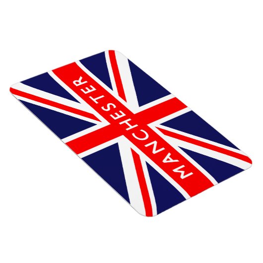 Manchester UK Flag Magnet (Rechte Seite)