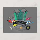 Manchester und Greater Manchester mit Bienen & Str Postkarte (Vorderseite)