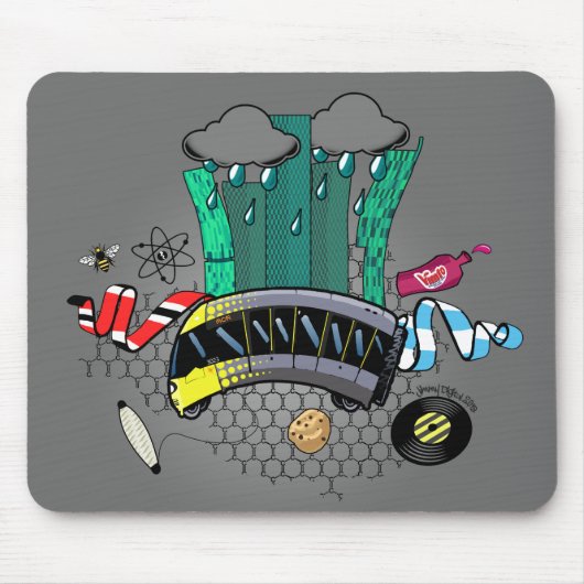 Manchester und größeres Manchester mit Biene u. Mousepad (Vorne)