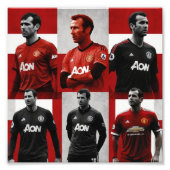 Manchester United Fotodruck (Vorne)