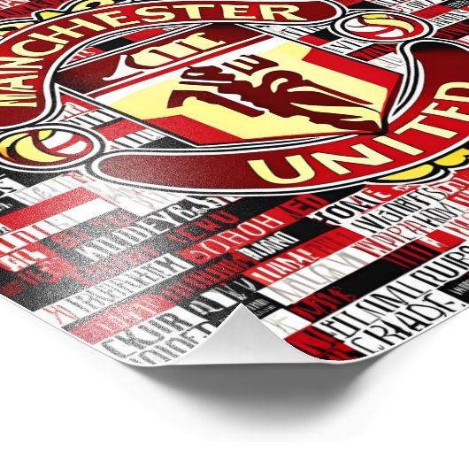 Manchester United Fotodruck (Ecke)
