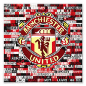 Manchester United Fotodruck (Vorne)