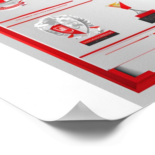 Manchester United Poster (Ecke)