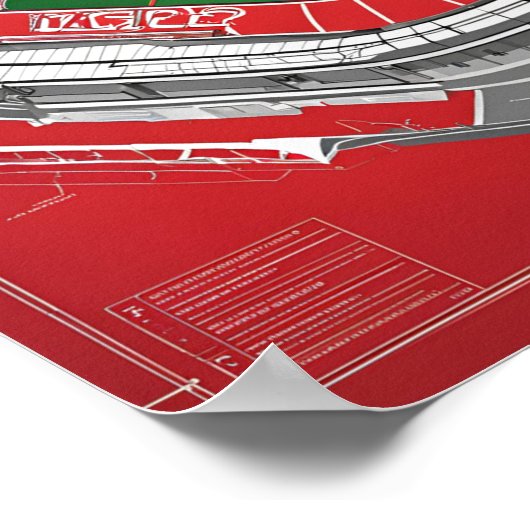 Manchester United Poster (Ecke)