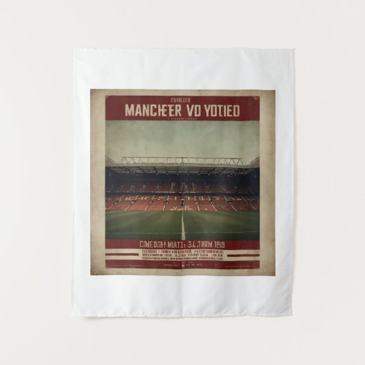 Manchester United Wandteppich (Vorderseite)