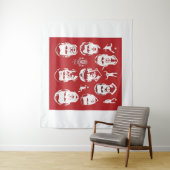 Manchester United Wandteppich (Beispiel)