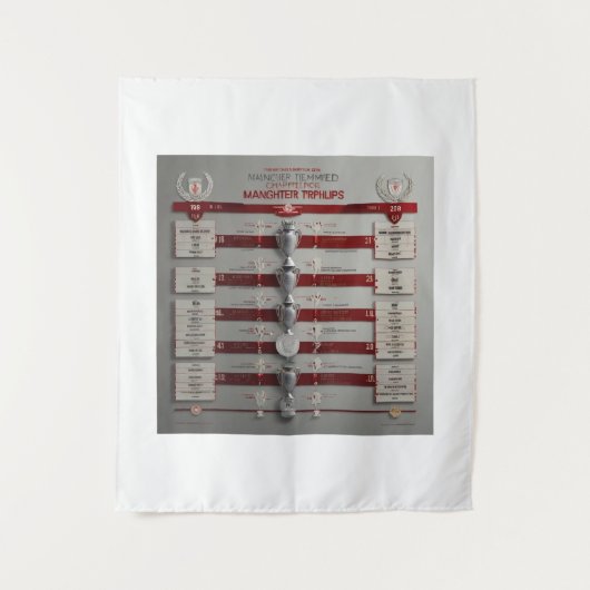 Manchester United Wandteppich (Vorderseite)