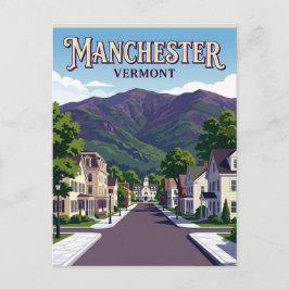 Manchester USA Postkarte