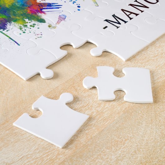 Manchester USA Skyline Puzzle (Seite)