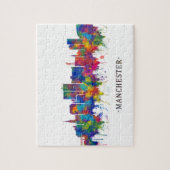 Manchester USA Skyline Puzzle (Vertikal)