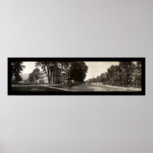 Manchester Vermont Foto 1911 Poster (Vorne)