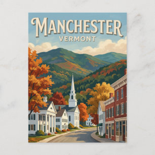Manchester, Vermont Postkarte