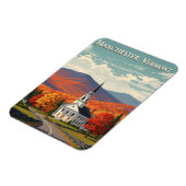 Manchester Vermont Travel Magnet (Linke Seite)