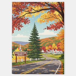 Manchester Vermont Travel Magnet