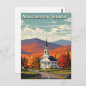 Manchester Vermont Travel Postkarte (Vorne/Hinten)