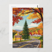 Manchester Vermont Travel Postkarte (Vorne/Hinten)